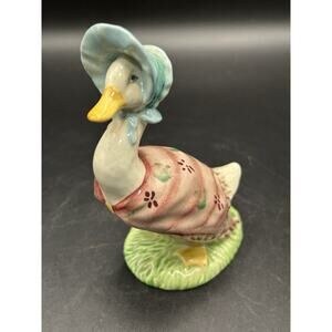 1948 Warne & Co Beatrix Potter Figurine Jemima Puddleduck Bestwick England Vtg